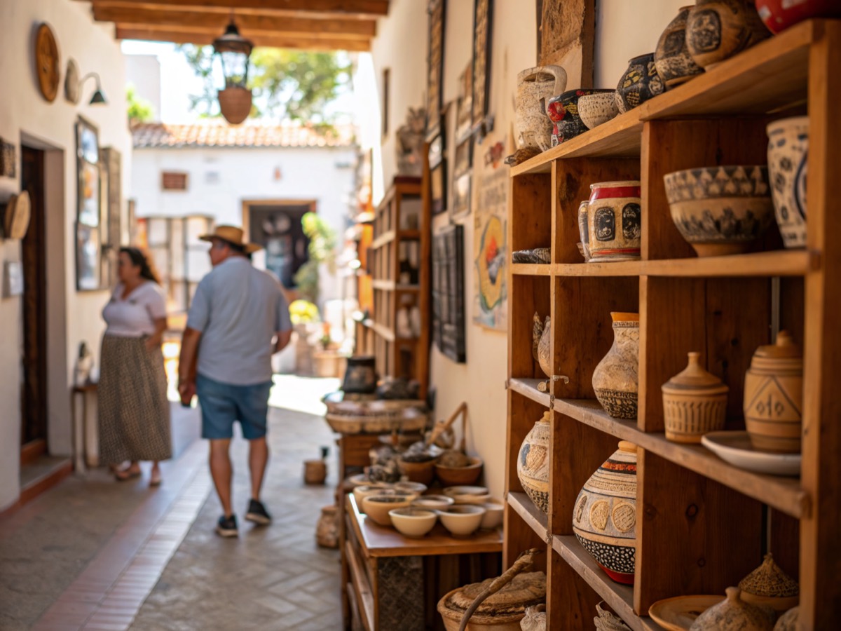 Taller de artesanía local.